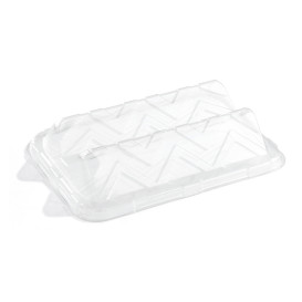 Coperchio Plastica Vassoio 35x24x8 cm (5 Pezzi)