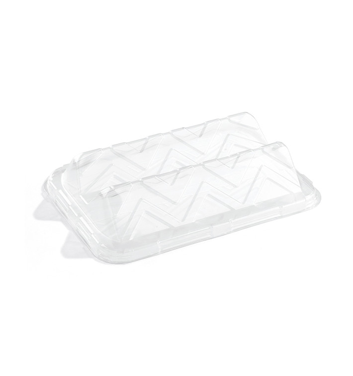 Coperchio Plastica Vassoio 35x24x8 cm (5 Pezzi) Coperchio Plastica Vassoio 35x24x8 cm (5 Pezzi)