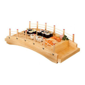Ponte per Sushi di Legno 43x21,5x12,5cm (1 Pezzi)