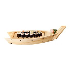 Barca per Sushi di Legno 44x13x11cm (1 Pezzi)