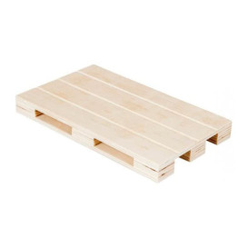 Vassoio Mini Pallet di Legno 20x12x2cm (40 Pezzi)