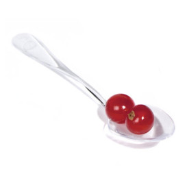 Mini Cucchiaio Degustazione Trasparente 10cm (100 Pezzi)