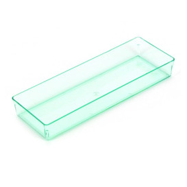 Vassoio Plastica "Water Green" 13,1x4,6 cm (12 Pezzi)