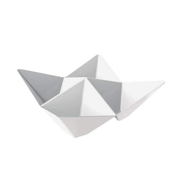 Ciotola Degustazione Origami PS Bianco 103x103mm (25 Pezzi) Ciotola Degustazione Origami PS Bianco 103x103mm (25 Pezzi)