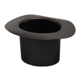 Cappello Degustazione "Hot Form" Nero PP 60ml (24 Pezzi)