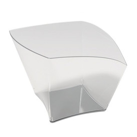 Coppette Degustazione Curve PS transparente 90 ml (25 Pezzi)