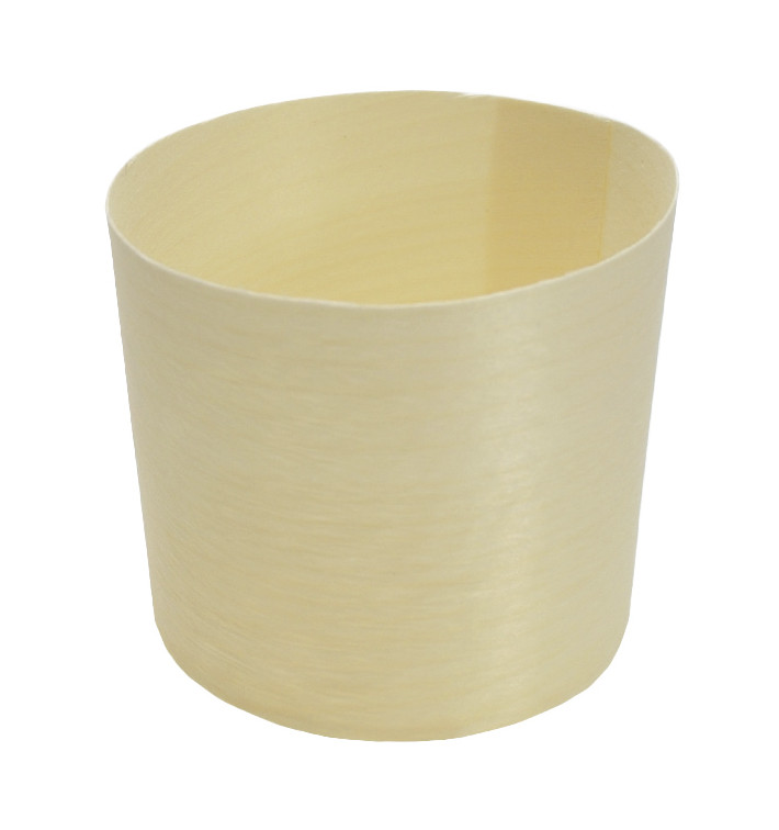 Bicchiere di Legno Degustazione 1oz/30ml 6x6cm (50 Pezzi) Bicchiere di Legno Degustazione 1oz/30ml 6x6cm (50 Pezzi)