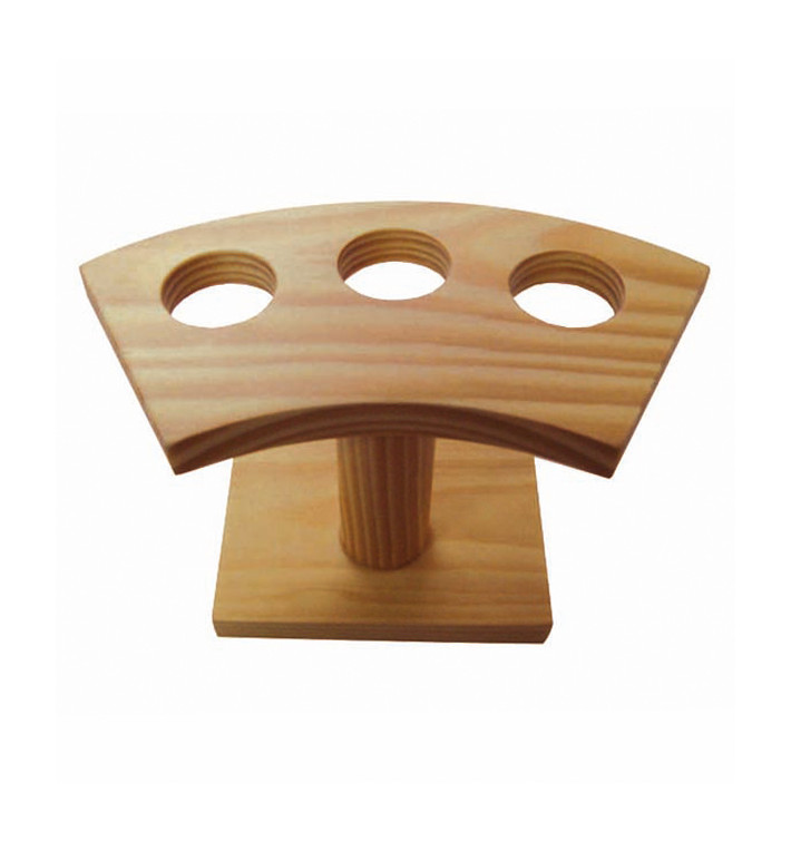 Stand di Bambu per Cono 3 Bucos (1 Pezzi) Stand di Bambu per Cono 3 Bucos (1 Pezzi)