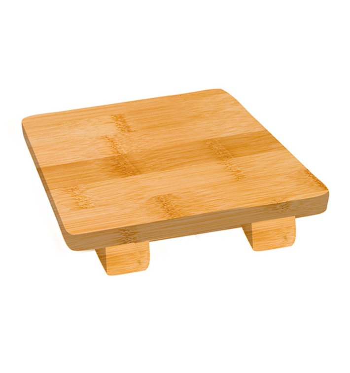 Vassoio di Bambu 15x15x2,5cm (1 Pezzi) Vassoio di Bambu 15x15x2,5cm (1 Pezzi)