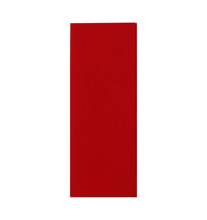 Tovagliolo Portaposate di Carta 32x40cm Rosso (30 Pezzi) Tovagliolo Portaposate di Carta 32x40cm Rosso (30 Pezzi)