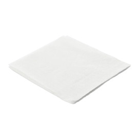 Tovagliolo di Carta Cocktail 20x20cm Bianco (100 Pezzi)