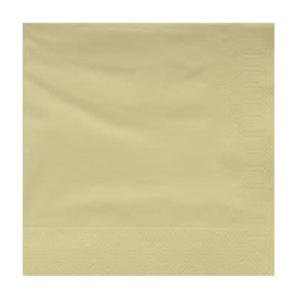 Tovagliolo di Carta 2V 20x20cm Crema (100 Pezzi)