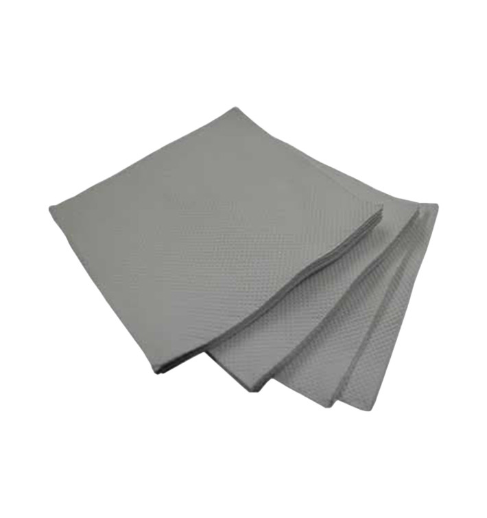 Tovagliolo di Carta micro-point Grigio 20x20cm (2400 Pezzi) Tovagliolo di Carta micro-point Grigio 20x20cm (2400 Pezzi)