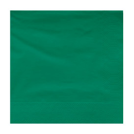 Tovagliolo di Carta 2V 25x25cm Verde (200 Pezzi)