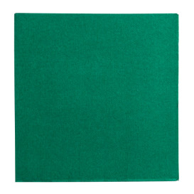 Tovagliolo di Carta Punta Punta 25x25cm Verde (1400 Pezzi)