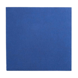 Tovagliolo di Carta Punta Punta 25x25cm Blu (50 Pezzi)
