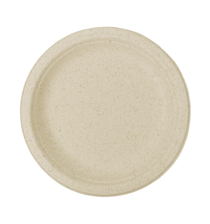 Piatti Bio di Crusca di Frumento Ø18cm (50 Pezzi) Piatti Bio di Crusca di Frumento Ø18cm (50 Pezzi)