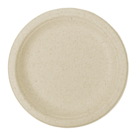Piatti Bio di Crusca di Frumento Ø18cm (50 Pezzi)