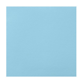 Tovagliolo di Carta Punta Punta 25x25cm Azzurro (50 Pezzi)