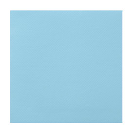 Tovagliolo di Carta Punta Punta 25x25cm Azzurro (50 Pezzi)