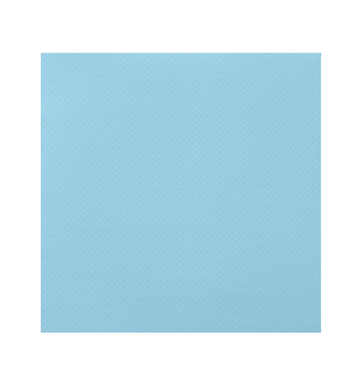Tovagliolo di Carta Punta Punta 25x25cm Azzurro (50 Pezzi) Tovagliolo di Carta Punta Punta 25x25cm Azzurro (50 Pezzi)