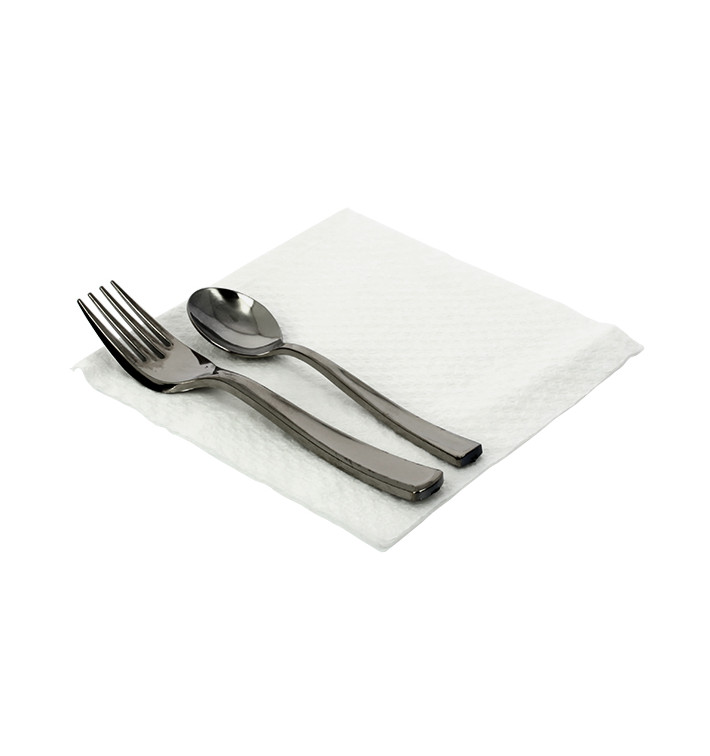 Tovagliolo di Carta 30x30 1 Veli Bianco (100 Pezzi) Tovagliolo di Carta 30x30 1 Veli Bianco (100 Pezzi)