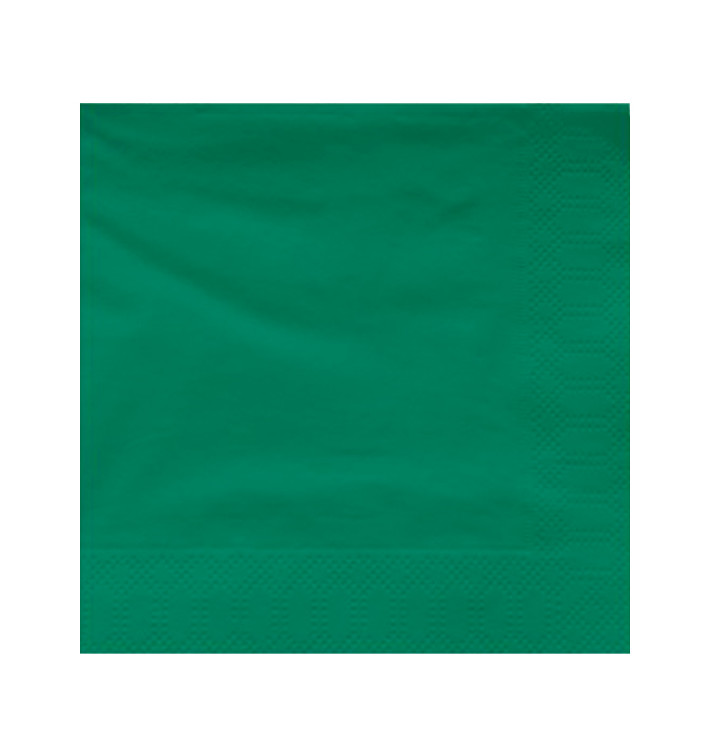 Tovagliolo di Carta 2V 30x30cm Verde (100 Pezzi) Tovagliolo di Carta 2V 30x30cm Verde (100 Pezzi)