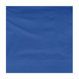 Tovagliolo di Carta 2V 30x30cm Blu (100 Pezzi)