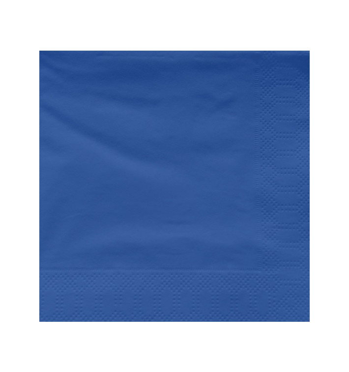 Tovagliolo di Carta 2V 30x30cm Blu (4500 Pezzi) Tovagliolo di Carta 2V 30x30cm Blu (4500 Pezzi)