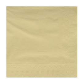 Tovagliolo di Carta 2V 30x30cm Crema (100 Pezzi)