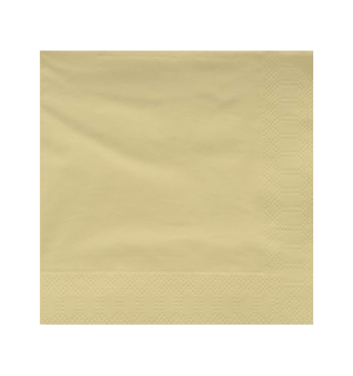 Tovagliolo di Carta 2V 30x30cm Crema (4500 Pezzi) Tovagliolo di Carta 2V 30x30cm Crema (4500 Pezzi)
