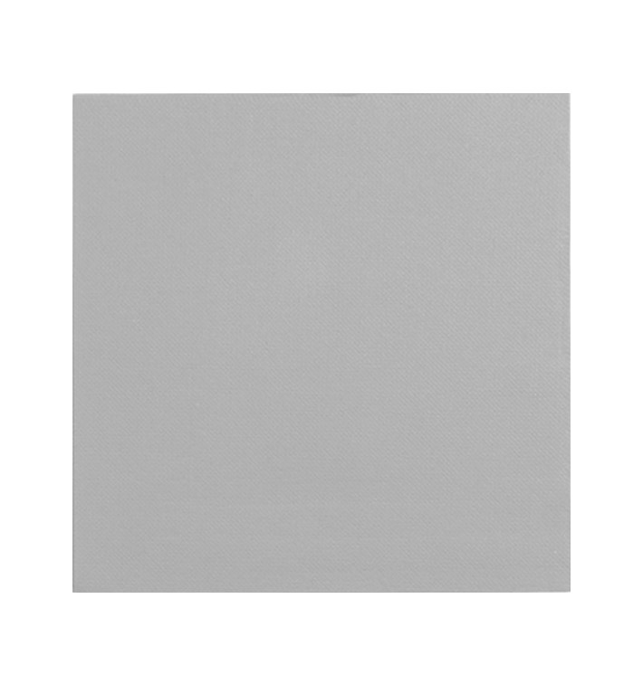 Tovagliolo di Carta Grigio 2V Punta-Punta 33x33cm (1350 Pezzi)