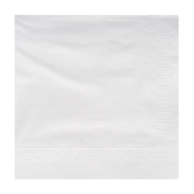 Tovagliolo di Carta 40x40 3 Velis Bianco (50 Pezzi)