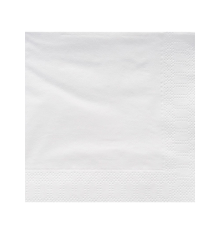 Tovagliolo di Carta 40x40 3 Velis Bianco (50 Pezzi)