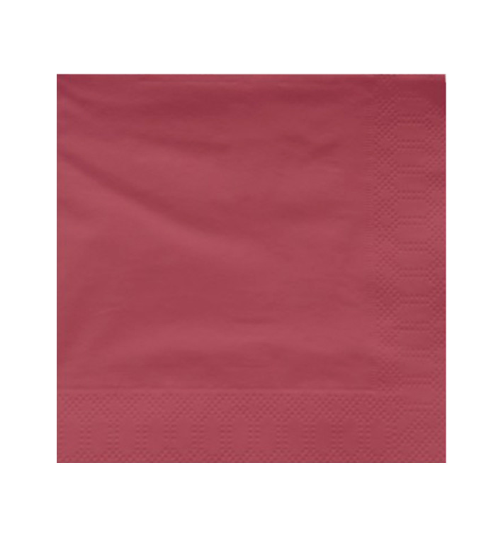 Tovagliolo di Carta 2V 40x40cm Bordò (1200 Pezzi) Tovagliolo di Carta 2V 40x40cm Bordò (1200 Pezzi)