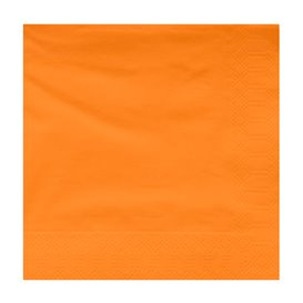 Tovagliolo di Carta 2V 40x40cm Arancione (50 Pezzi)