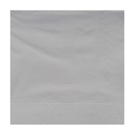 Tovagliolo di Carta 2V 40x40cm Grigio (1200 Pezzi)