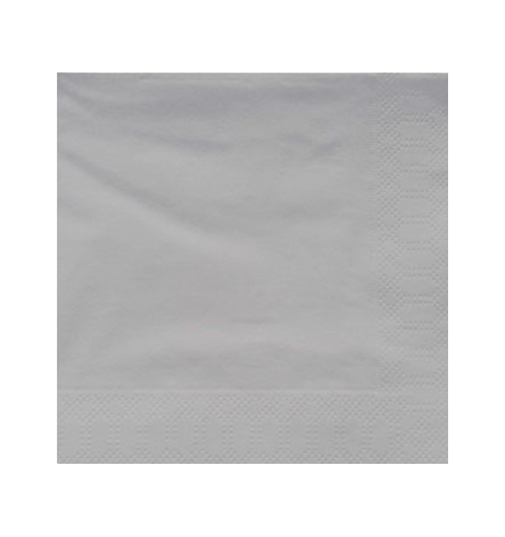 Tovagliolo di Carta 2V 40x40cm Grigio (1200 Pezzi) Tovagliolo di Carta 2V 40x40cm Grigio (1200 Pezzi)