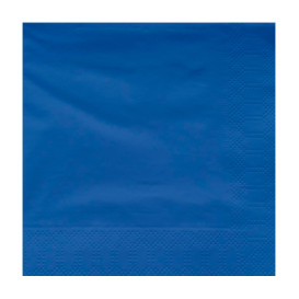 Tovagliolo di Carta 2V 40x40cm Blu (50 Pezzi)