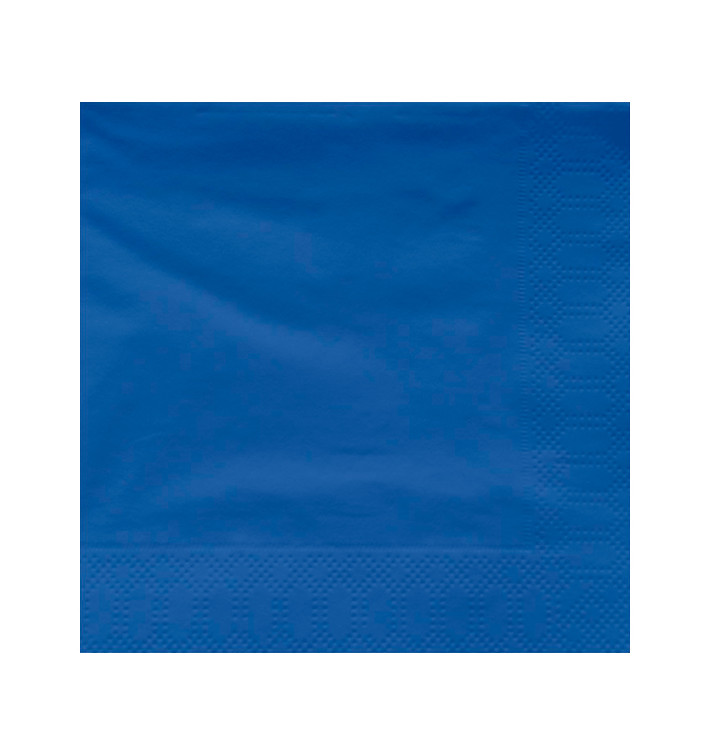 Tovagliolo di Carta 2V 40x40cm Blu (50 Pezzi) Tovagliolo di Carta 2V 40x40cm Blu (50 Pezzi)