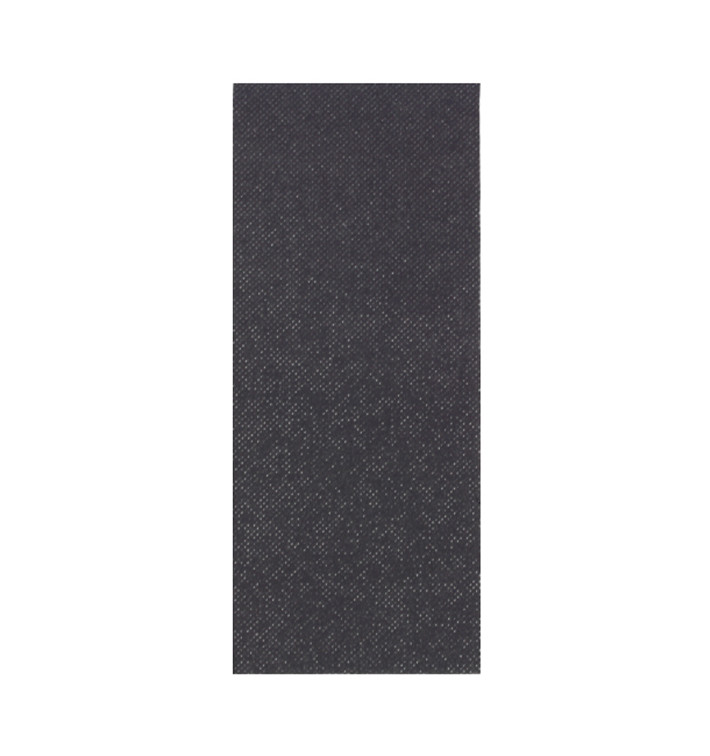 Tovagliolo di Carta 1/8 33x40cm "Old" Nero Punta-Punta (50 Pezzi) Tovagliolo di Carta 1/8 33x40cm "Old" Nero Punta-Punta (50 Pezzi)