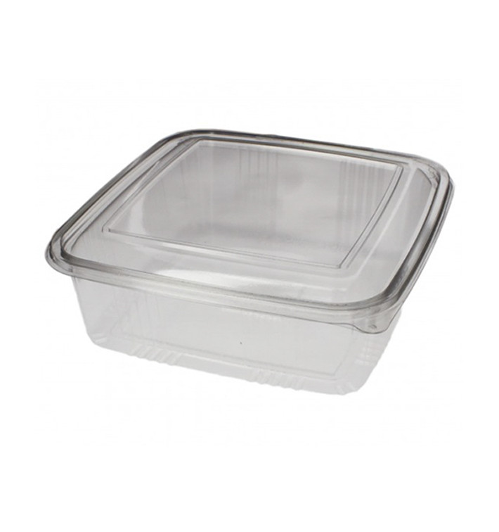 Contenitore Quadrato Coperchio PET 1500 ml (200 Pezzi) Contenitore Quadrato Coperchio PET 1500 ml (200 Pezzi)