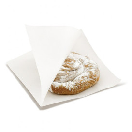 Sacchetto di Carta Antigrasso Bianco 15x16cm (4000 Pezzi)
