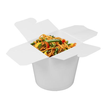 Contenitore di Cibo Bianco 529ml (50 Pezzi)