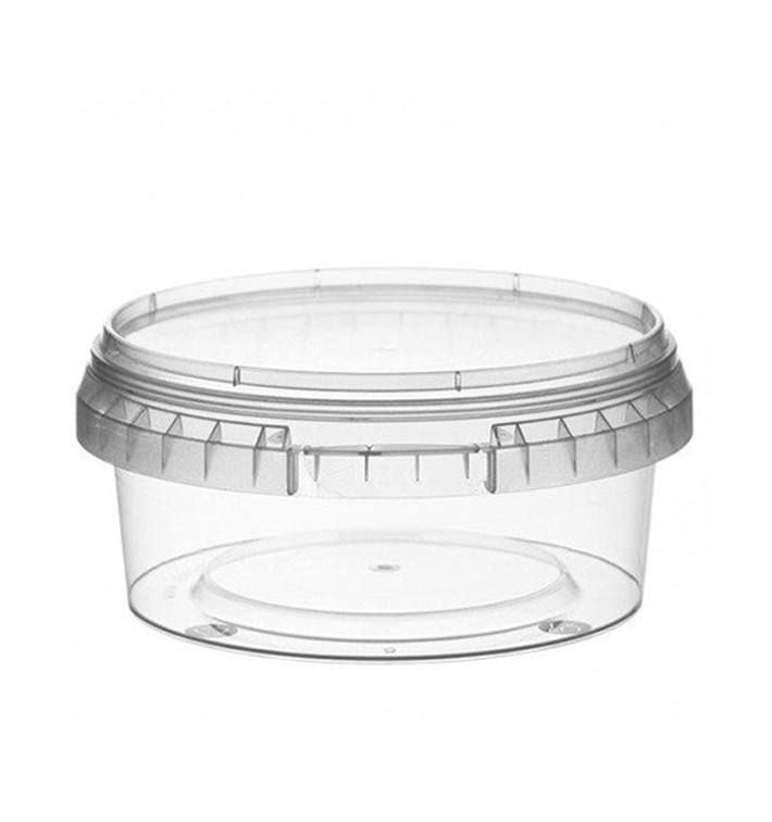 Coppette Plastico con Coperchio Inviolabile 300ml Ø11,8 (34 Pezzi) Coppette Plastico con Coperchio Inviolabile 300ml Ø11,8 (34 Pezzi)