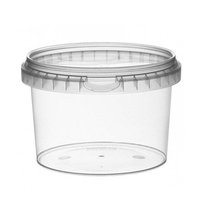 Coppette Plastico con Coperchio Inviolabile 565ml Ø11,8 (264 Pezzi) Coppette Plastico con Coperchio Inviolabile 565ml Ø11,8 (264 Pezzi)