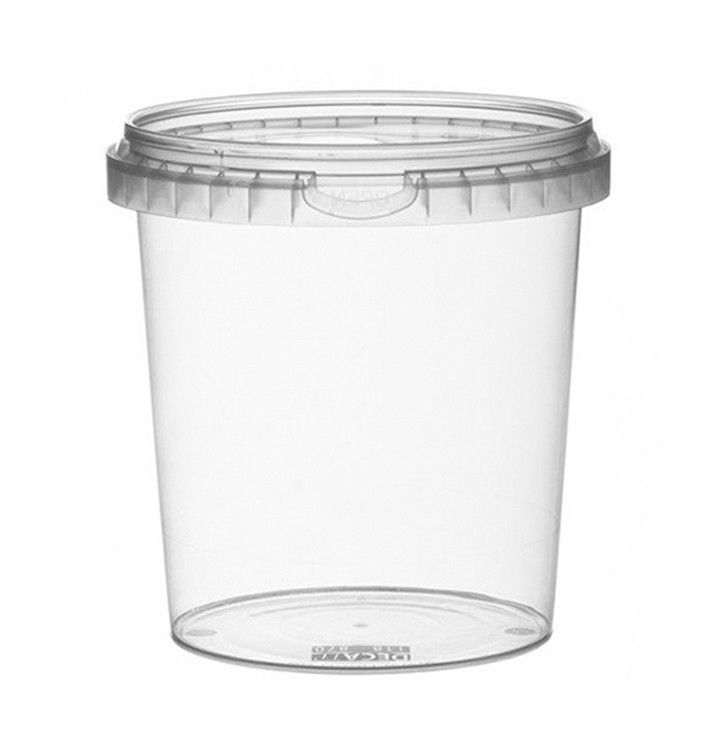 Coppette Plastico con Coperchio Inviolabile 870ml Ø11,8 (228 Pezzi) Coppette Plastico con Coperchio Inviolabile 870ml Ø11,8 (228 Pezzi)