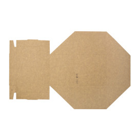 Scatola Hamburger Gourmet Kraft 13x13x13cm (150 Pezzi)