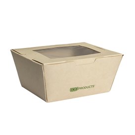 Contenitore di Cibo "Doggy Bag" Kraft 12,5x25x7,5cm (25 Pezzi)