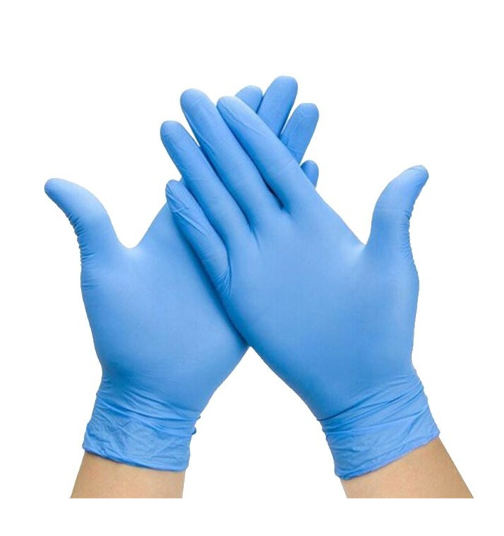 Guanti in Nitrile Senza Polvere Blu Taglia L AQL 1.5 (1.000 Pezzi) Guanti in Nitrile Senza Polvere Blu Taglia L AQL 1.5 (1.000 Pezzi)